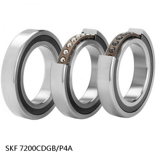 7200CDGB/P4A SKF Super Precision,Super Precision Bearings,Super Precision Angular Contact,7200 Series,15 Degree Contact Angle