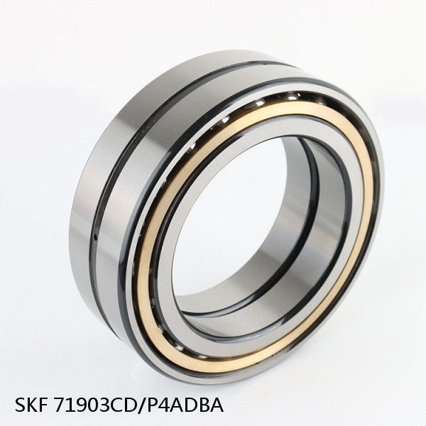 71903CD/P4ADBA SKF Super Precision,Super Precision Bearings,Super Precision Angular Contact,71900 Series,15 Degree Contact Angle